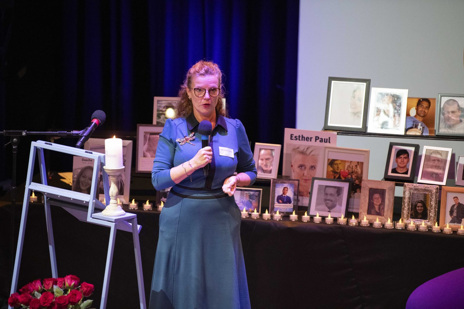 Marije spreekt op de Dag Herdenken Geweldslachtoffers